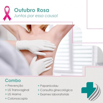 Outubro Rosa Preventivo Saude da Mulher